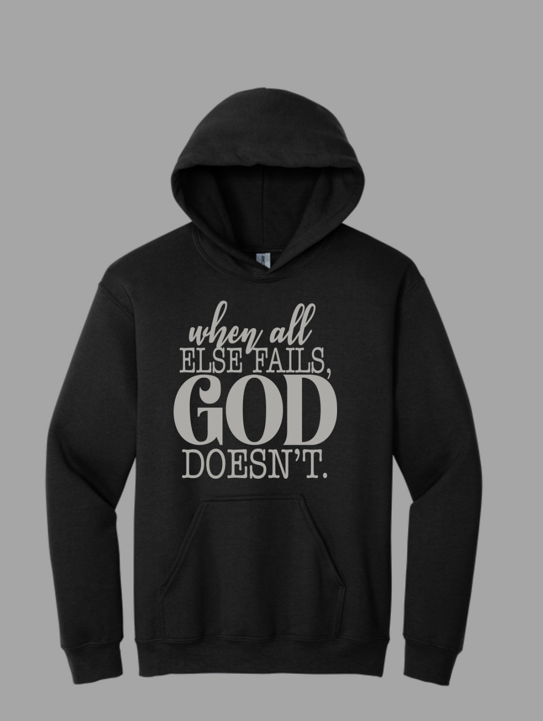 When all else fails GOD doesn’t