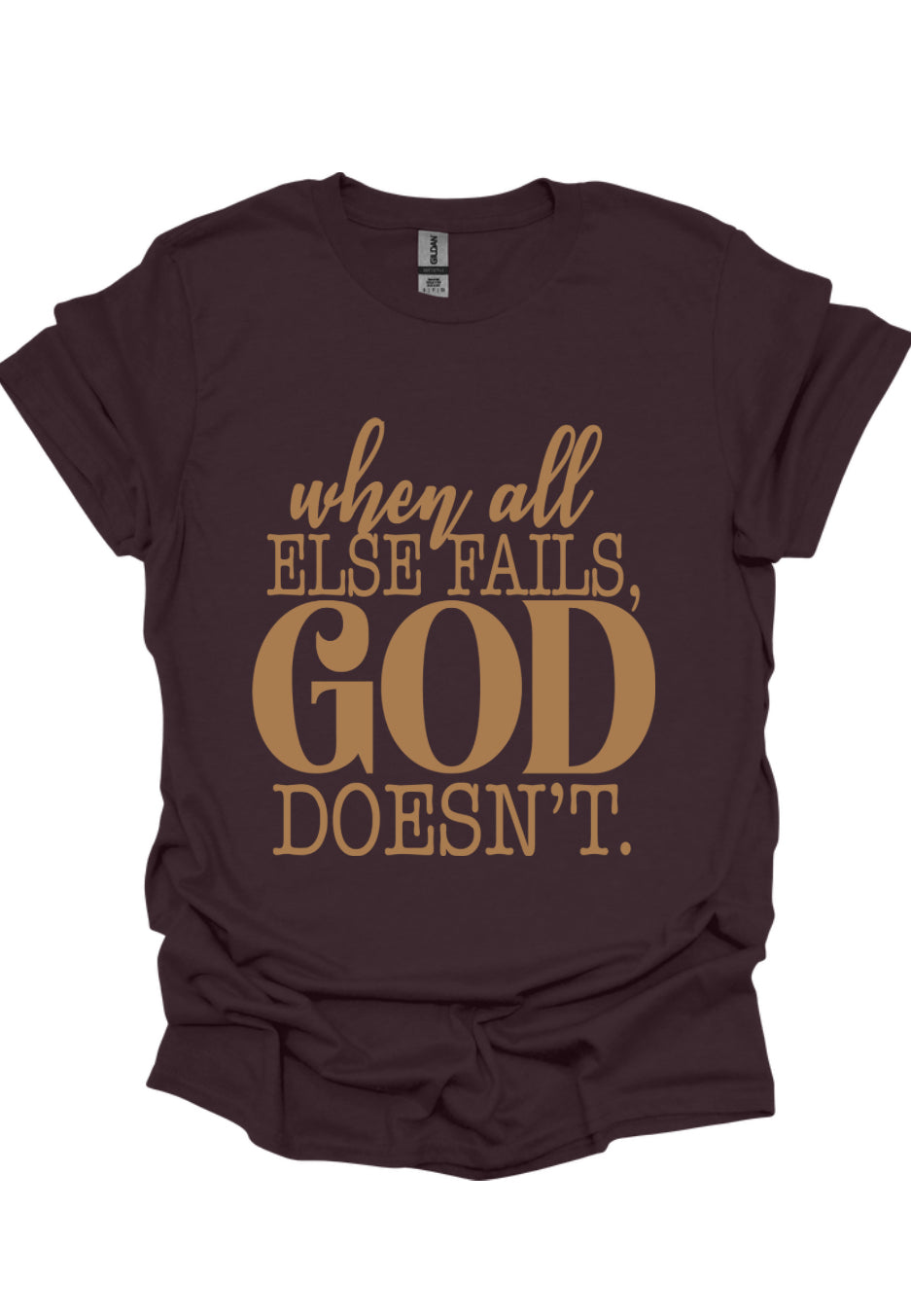 When all else fails GOD doesn’t