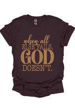 When all else fails GOD doesn’t