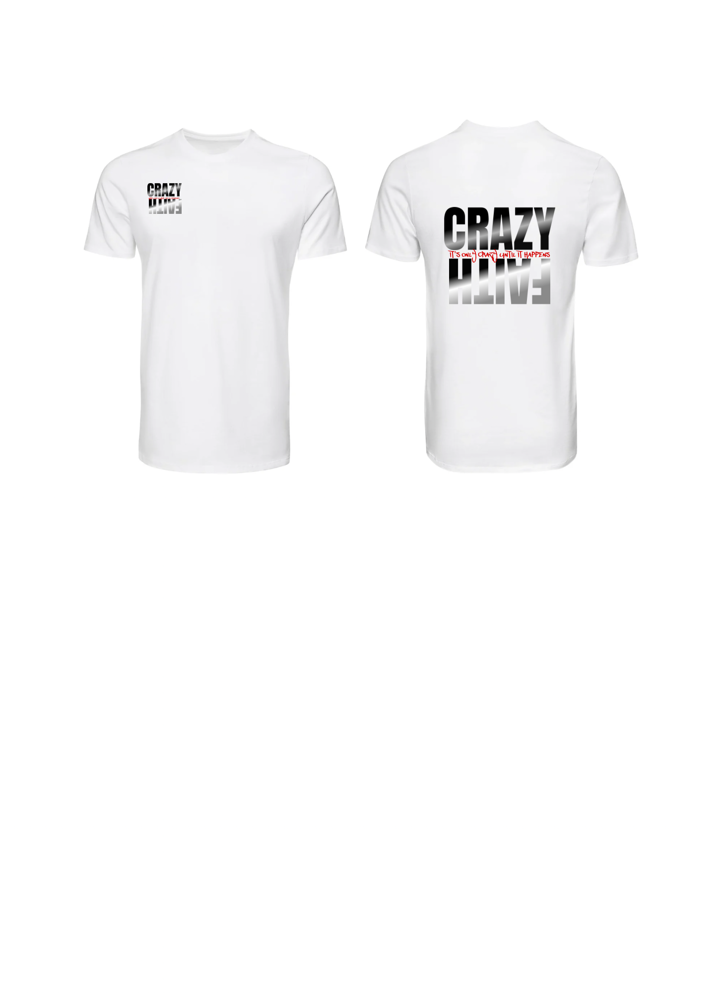 CrazyFaith front & back