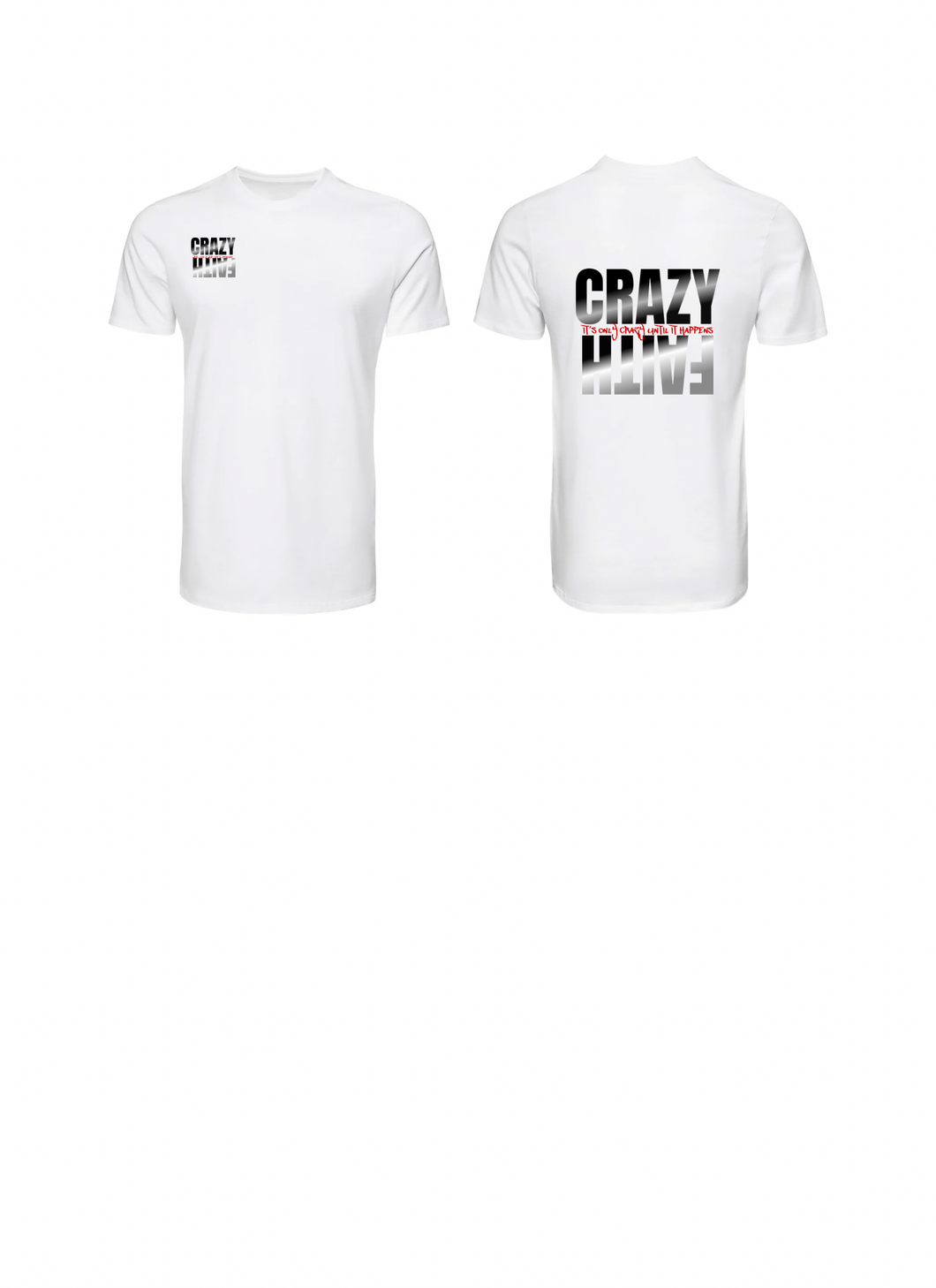 CrazyFaith front & back
