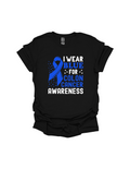 I wear BLUE for Colon Cancer Awareness