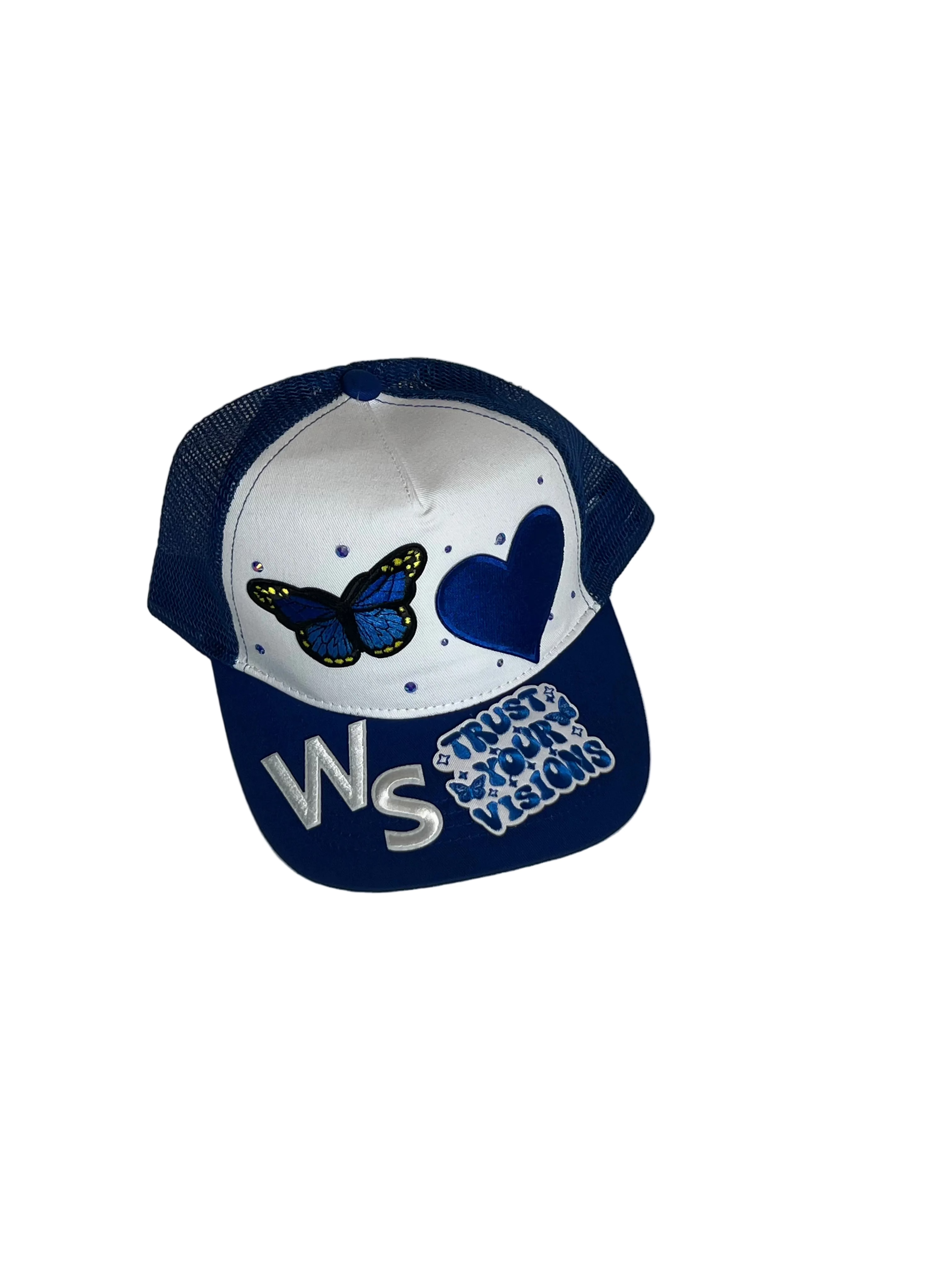 Blue & White Trucker Hat