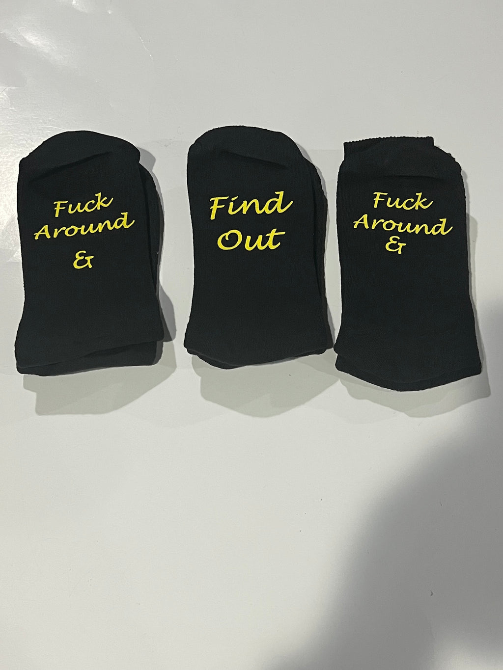 Fuck Around & Find Out Socks